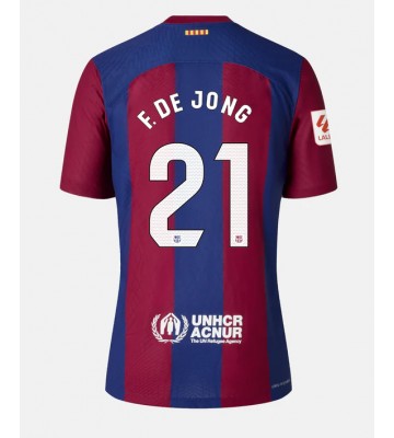 Barcelona Frenkie de Jong #21 Kotipaita Naisten 2023-24 Lyhyet Hihat